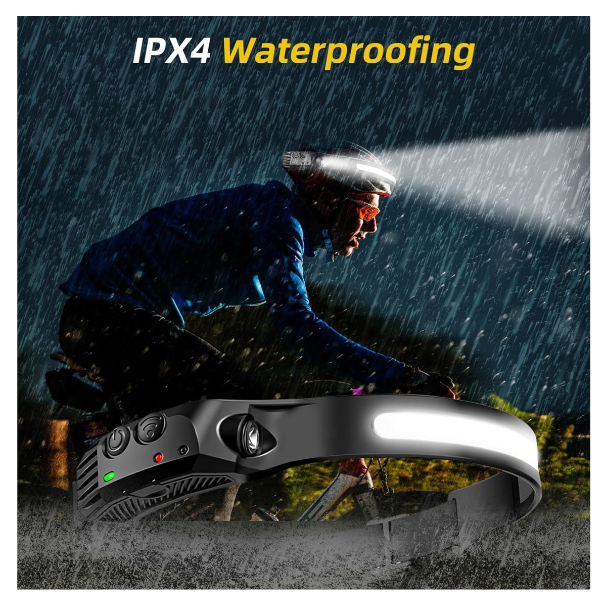 Miniatura 4 de Linterna Frontal con sensor movimiento